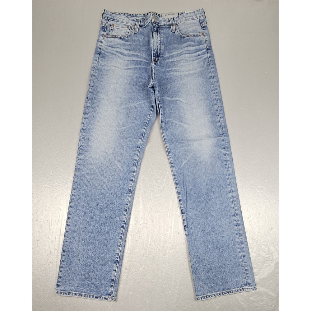 AG Adriano Goldschmied Jeans Mens 31x30 Alexis Straight High Rise Vintage Light